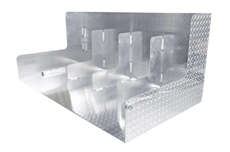 Dee Zee Universal Tanks - Auxiliary Short Rectangle Brite-Tread Aluminum - Image 6