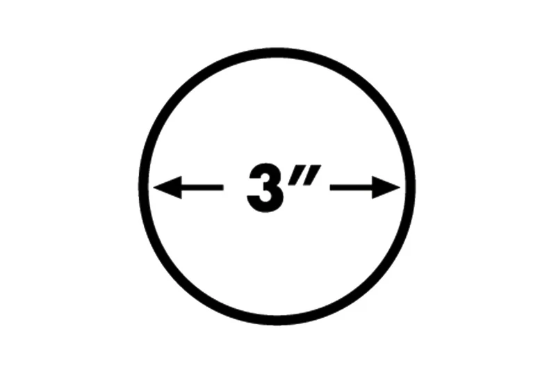 Dee Zee Universal Tubes - 3In Round Universal - Stainless - Image 3
