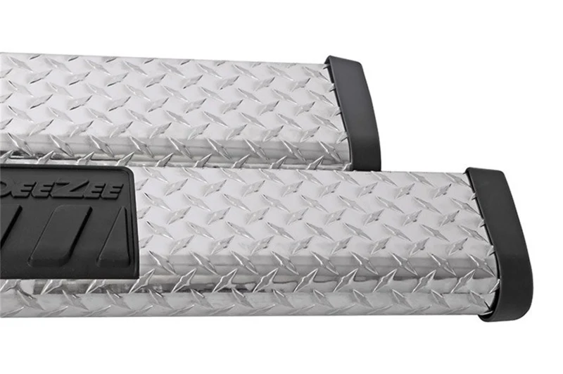 Dee Zee Universal Tubes - 6In Oval - Black Tread Aluminum (ExtCab) - Image 4