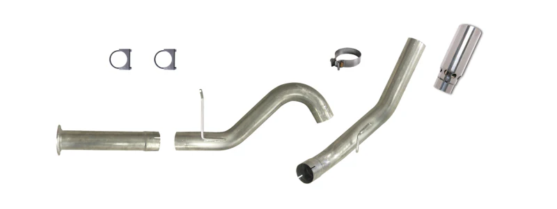 Diamond Eye KIT 4in DPF-BACK Single AL 07.5-10 CHEVY 6 6L 2500/3500 PCKGD BX46X14X14OD EL-PL - Image 3