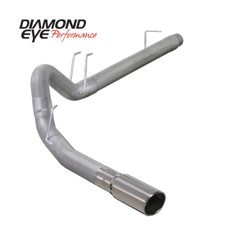 Diamond Eye KIT 4in DPF-BACK SGL AL 08-09 6 4L F250/F350 PCKGD BX46X14X14OD EL-PL 44inX13 5inX13 5in - Image 3