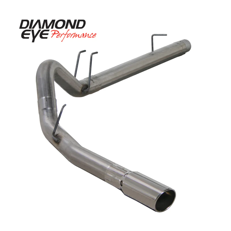Diamond Eye KIT 4in DPF-BACK SGL SS 08-09 6 4L F250/F350 PCKGD BX46X14X14OD EL-PL 44inX13 5inX13 5in - Image 2