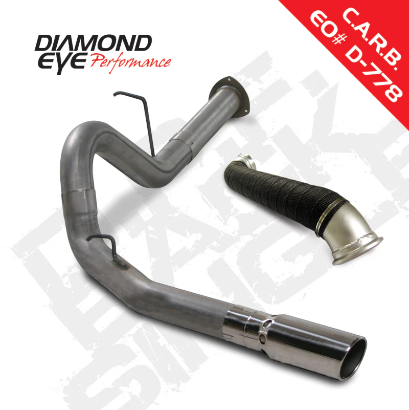 Diamond Eye KIT 4in DPF-BACK Single w/ TDP SS 07.5-10 Chevy/GMC 6.6L Duramax 2500/3500 - Image 2