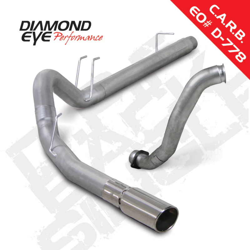 Diamond Eye KIT 4in DPF-BACK w/ DP Single AL 08-10 Ford 6.4L Powerstroke F250/F350 - Image 2