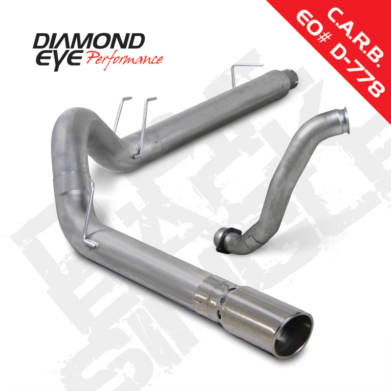 Diamond Eye KIT 5in DPF-BACK w/ DP Single AL 08-10 Ford 6.4L Powerstroke F250/F350 - Image 2