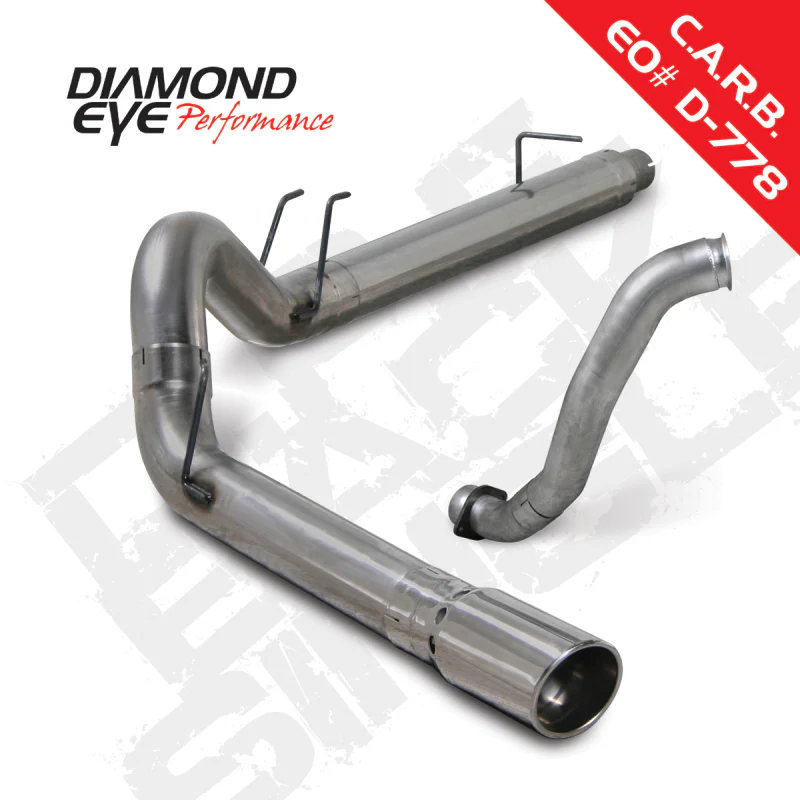 Diamond Eye KIT 5in DPF-BACK w/ DP Single SS 08-10 Ford 6.4L Powerstroke F250/F350 - Image 2