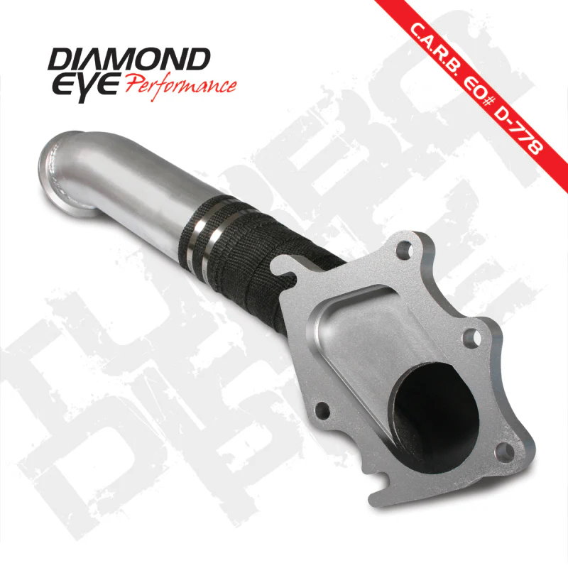 Diamond Eye TURBO-DIRECT 3in AL CHEVY LB7 DURAMAX 01-04 5 BTWN TURBO & F PIPE TRANS DIPSTICK MOD REQ - Image 4