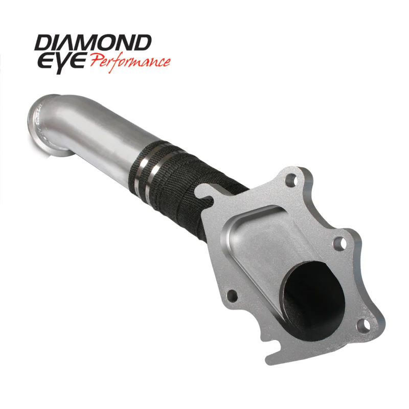 Diamond Eye TURBO-DIRECT 3in AL CHEVY LB7 DURAMAX 01-04 5 BTWN TURBO & F PIPE TRANS DIPSTICK MOD REQ - Image 5