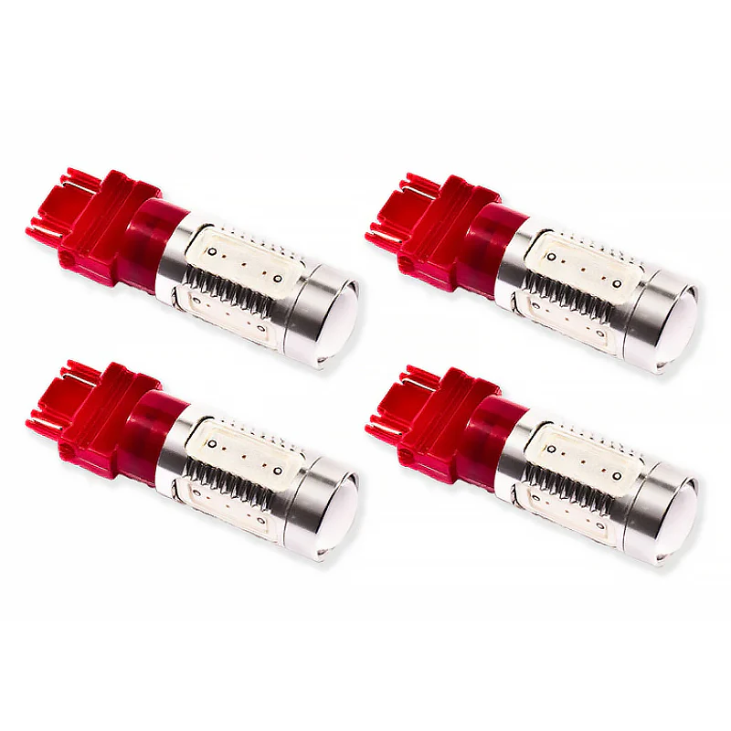 Diode Dynamics 07-13 GMC Sierra 1500 Rear Turn/Tail Light LED 3157 Bulb HP11 LED - Red Set of 4