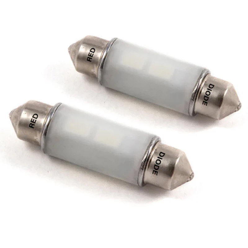 Diode Dynamics 39mm HP6 LED Bulb LED - Red (Pair)