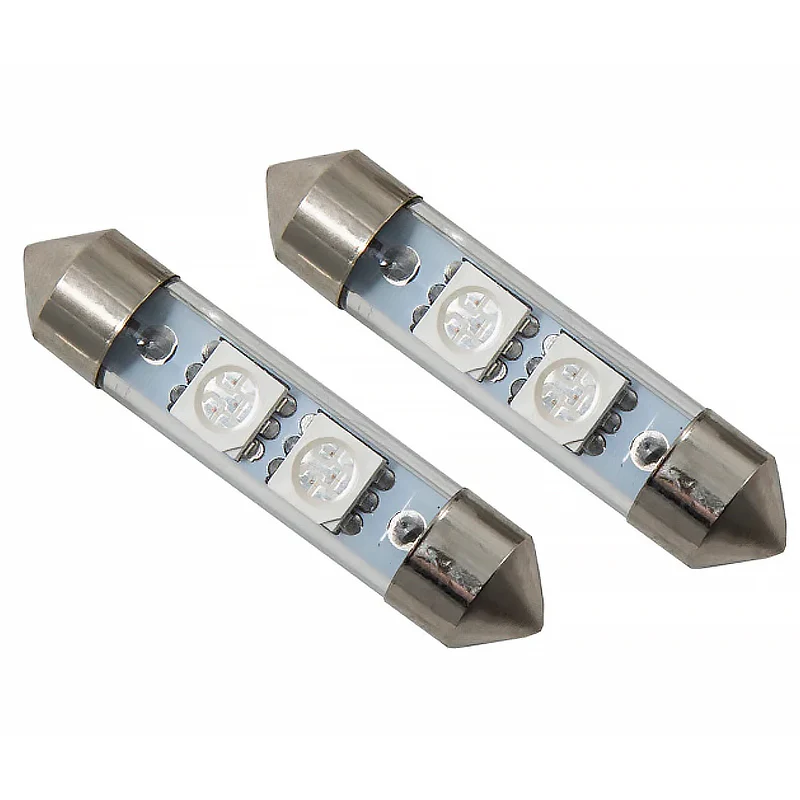 Diode Dynamics 39mm SMF2 LED Bulb - Blue (Pair)