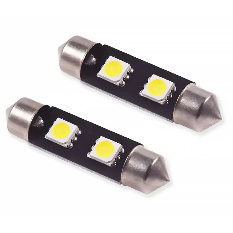 Diode Dynamics 39mm SMF2 LED Bulb - Cool - White (Pair)
