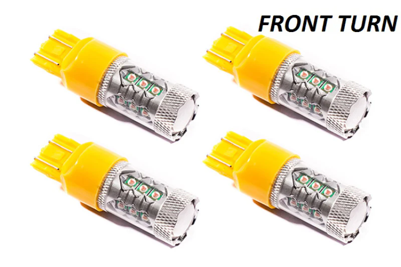 Diode Dynamics 7443 LED Bulb HP48 LED - Amber Set of 4 - Image 5
