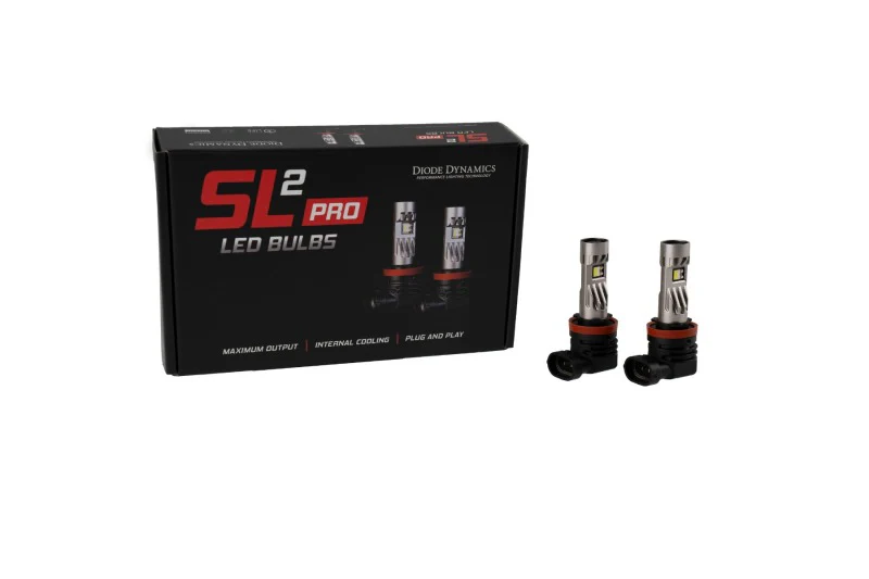 Diode Dynamics H11/H8/H9 White SL2 LED Bulbs with AntiFlicker Modules (pair) - Image 2