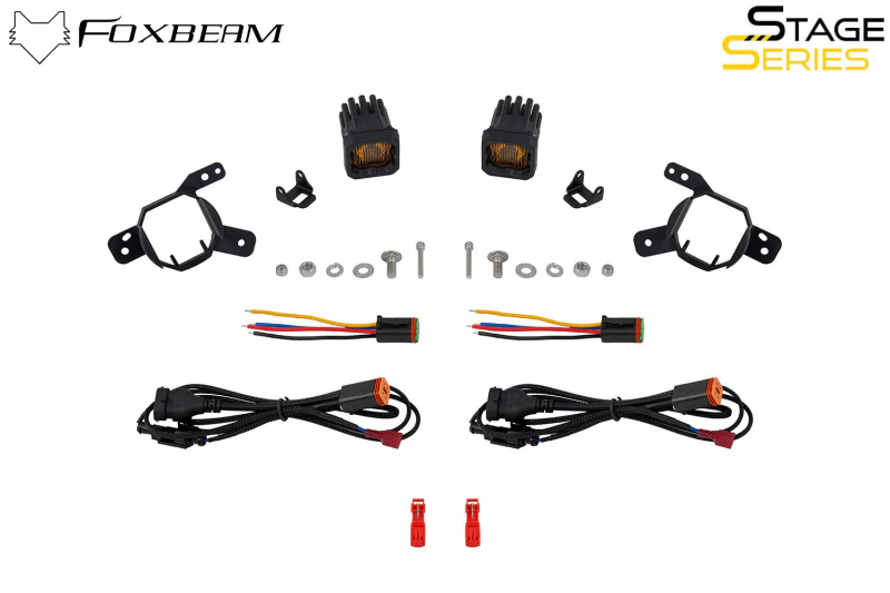 Diode Dynamics LED SSC1 Type G3M Fog Light Bracket Kit - White - Image 2