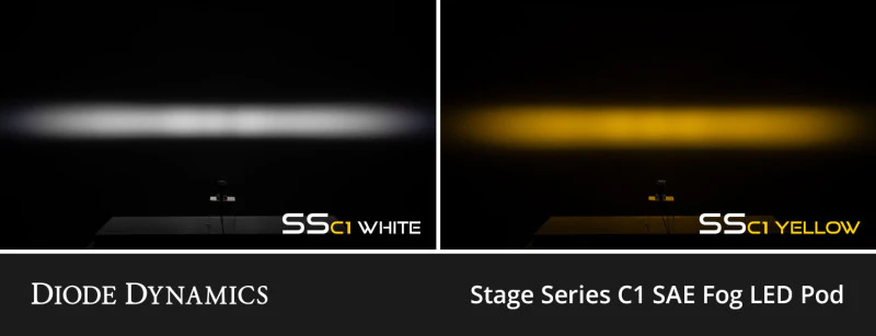 Diode Dynamics LED SSC1 Type G3M Fog Light Bracket Kit - White - Image 5