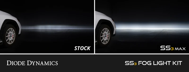 Diode Dynamics SS3 Sport Type Sierra 2003 Kit ABL White SAE Fog - Image 2