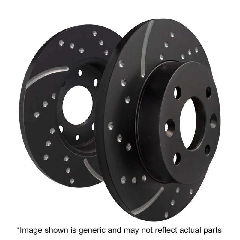 EBC 00-01 Ford F150 4.2 (2WD) (Rear Wheel ABS) 7 Lug GD Sport Rear Rotors - Image 2
