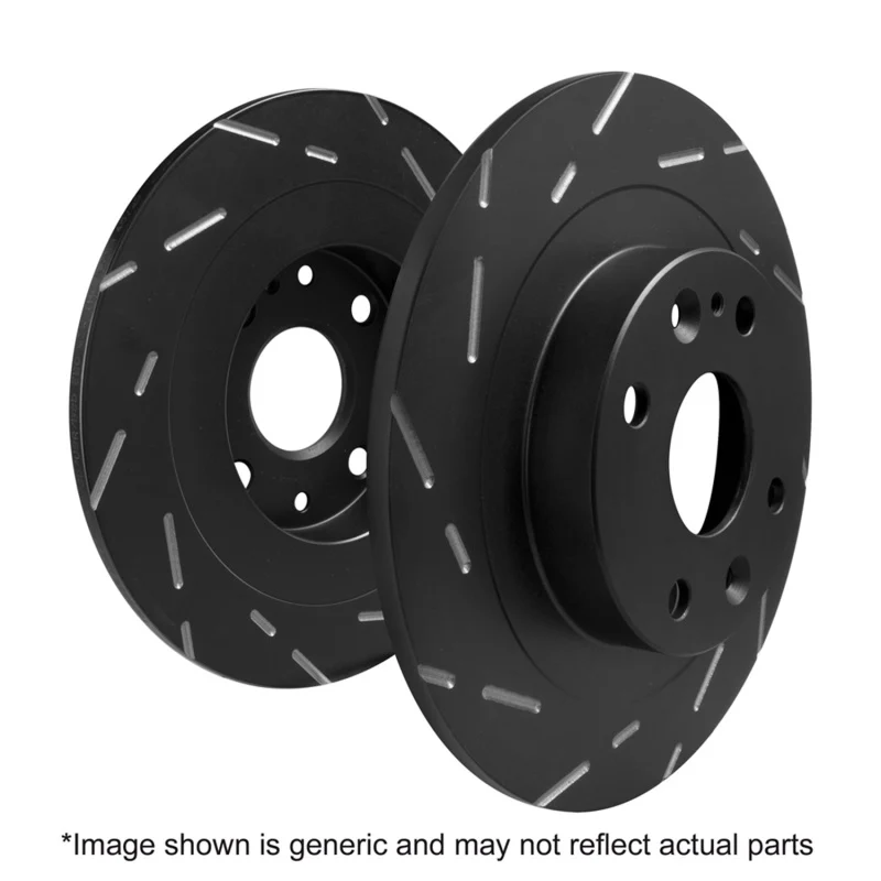 EBC 00-01 Ford F150 4.2 (2WD) (Rear Wheel ABS) 7 Lug USR Slotted Rear Rotors - Image 2