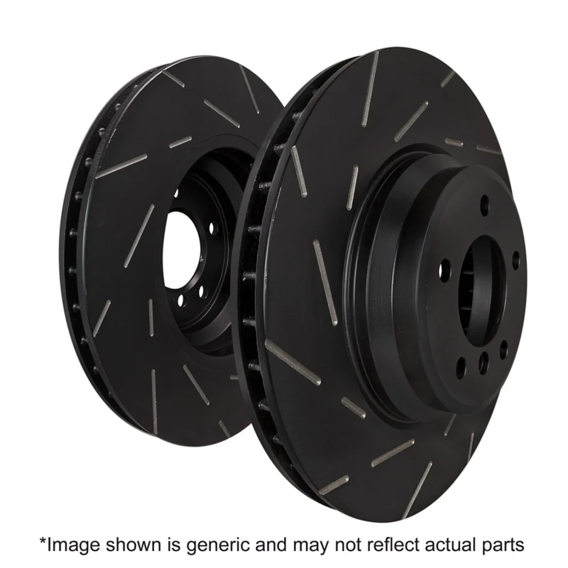 EBC 00-04 Ford F150 4.2 (4WD) 7 Lug USR Slotted Front Rotors - Image 2