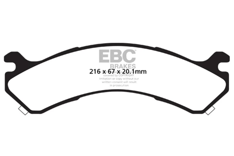 EBC 01-05 Chevrolet Silverado 3500 (2WD) Ultimax2 Rear Brake Pads - Image 2