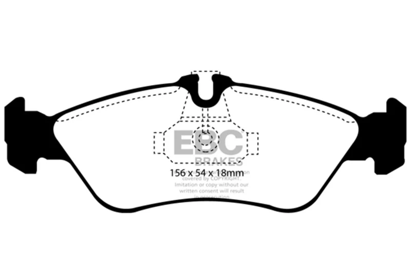 EBC 03-05 Dodge Sprinter 2500 ATE Rear Greenstuff Rear Brake Pads - Image 2
