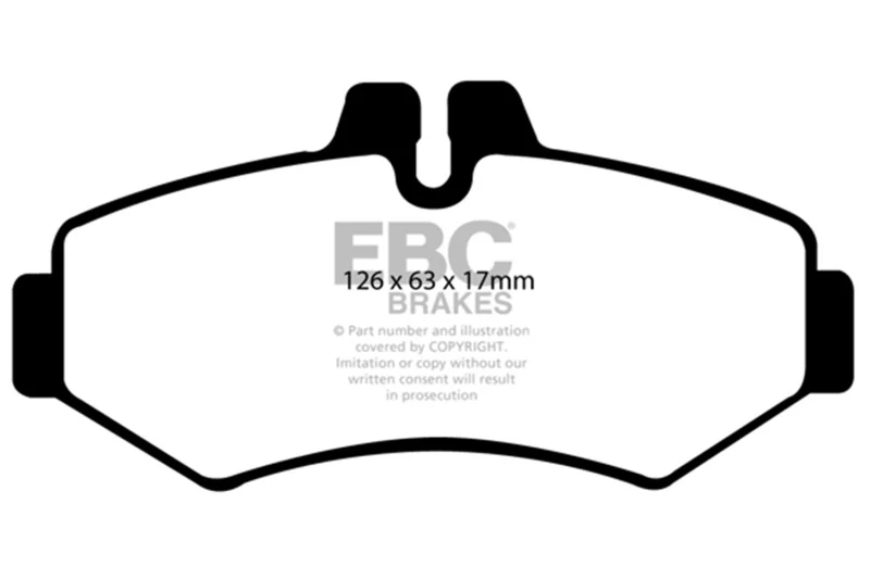 EBC 03-05 Dodge Sprinter 2500 Bosch Rear Ultimax2 Rear Brake Pads - Image 2