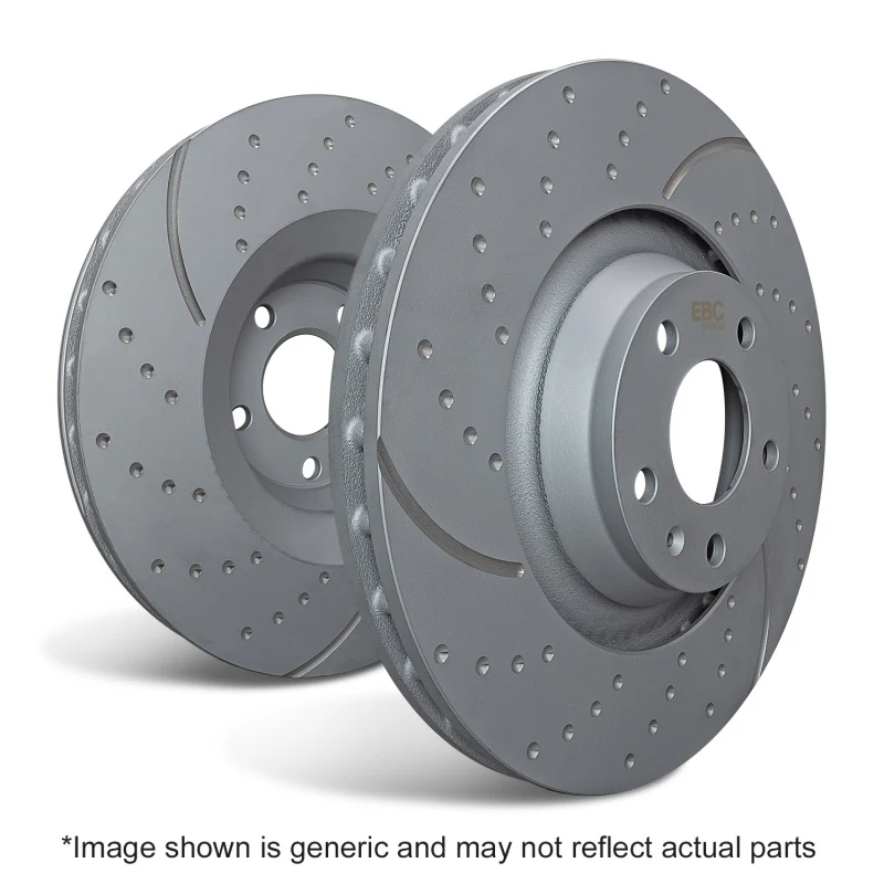 EBC 05-07 Ford F350 (inc Super Duty) 5.4 DRW 4WD GD Sport Rear Rotors - Image 2