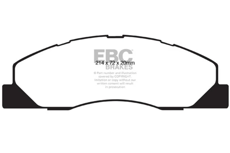 EBC 09-11 Dodge Ram 2500 Pick-up 5.7 2WD/4WD Ultimax2 Front Brake Pads - Image 2
