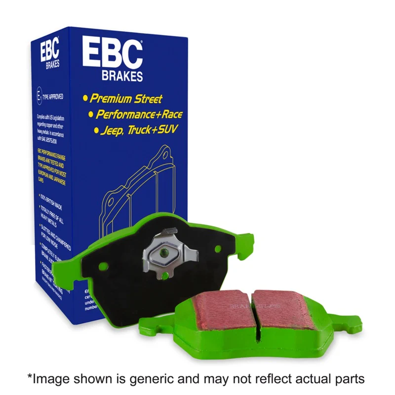 EBC 13+ Ford F250 (inc Super Duty) 6.2 (2WD) Greenstuff Front Brake Pads - Image 5