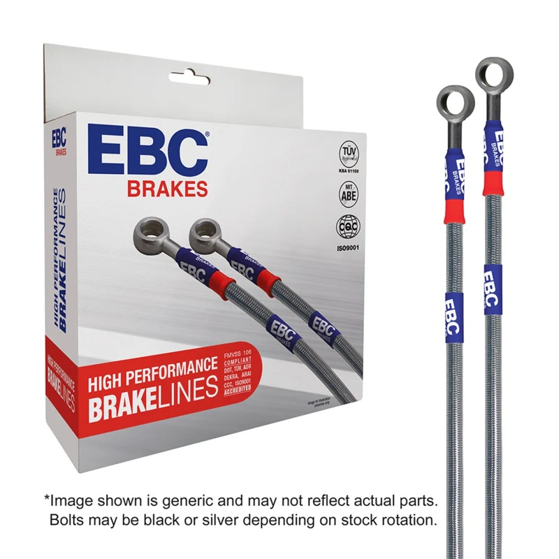 EBC 2001 Chevrolet Silverado 1500 HD (2WD) 4DR Stainless Steel Brake Line Kit - Image 2