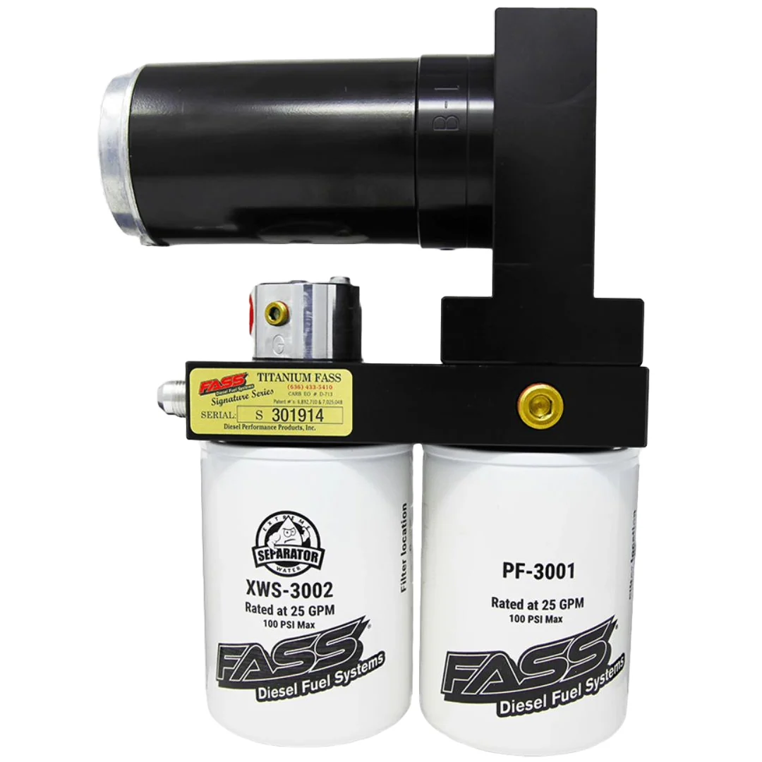 FASS Titanium Series Fuel System 180F 140GPH (45 PSI) for Dodge Cummins 5.9L 1994-1998, Stock-700hp, (TSD10180F140G)