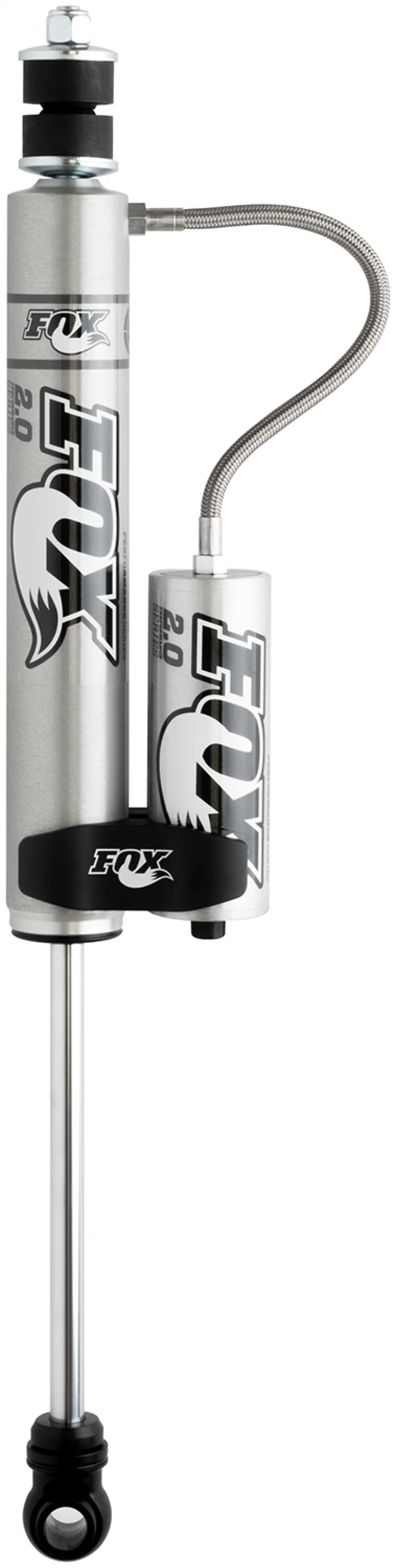 Fox 01-10 Chevy HD 2.0 Perf Series 9.6in. Smooth Body Remote Res. Front Shock / 7-9in. Lift - Alum. - Image 3
