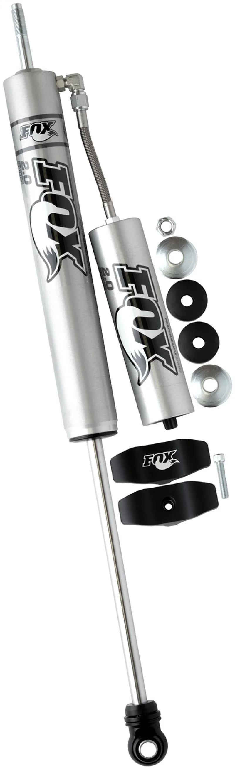 Fox 05+ Ford SD 2.0 Performance Series 11.1in. Smooth Body Remote Res. Front Shock / 5.5-7in. Lift - Image 2