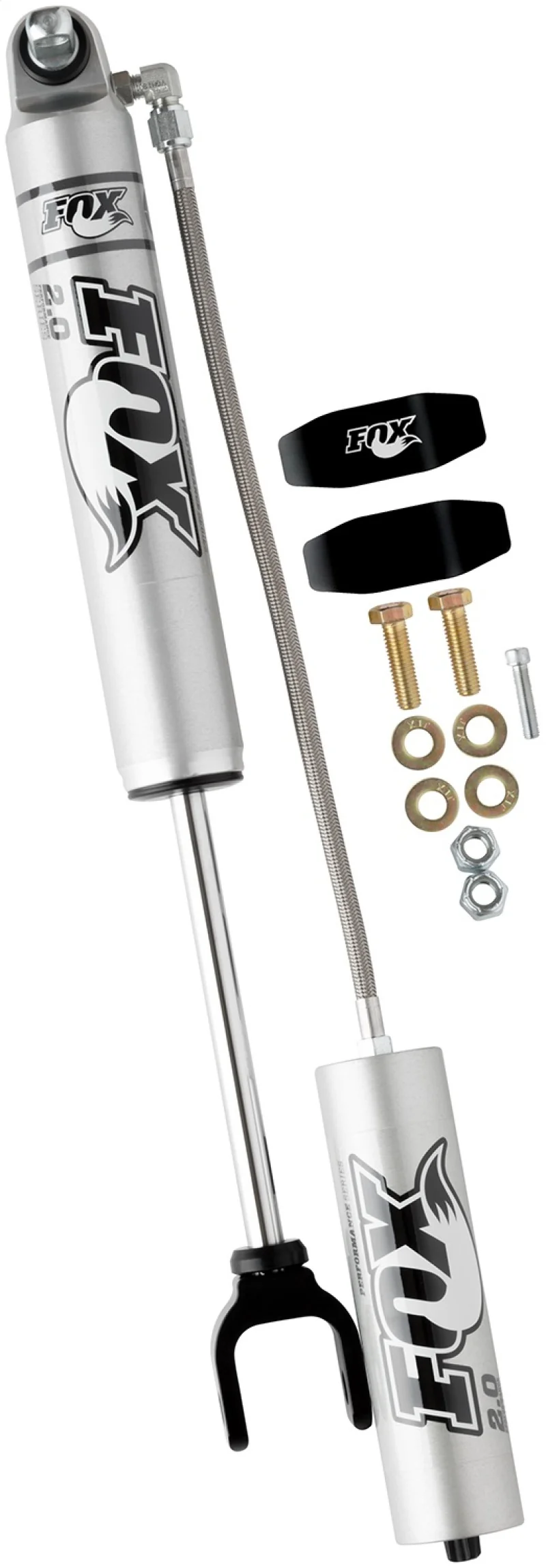 Fox 11+ Chevy HD 2.0 Performance Series 7.9in. Smooth Body Remote Res. Front Shock / 4-6in. Lift - Image 2