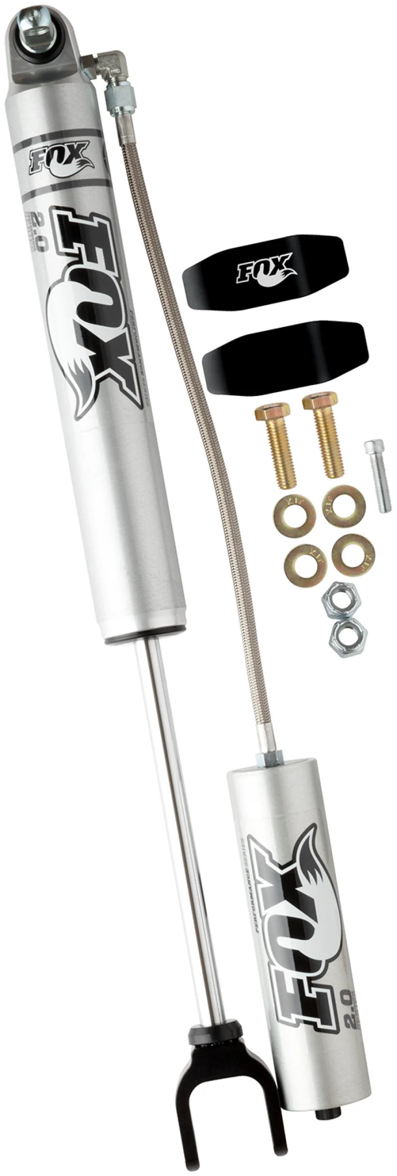 Fox 11+ Chevy HD 2.0 Performance Series 9.4in. Smooth Body Remote Res. Front Shock / 7-9in. Lift - Image 11