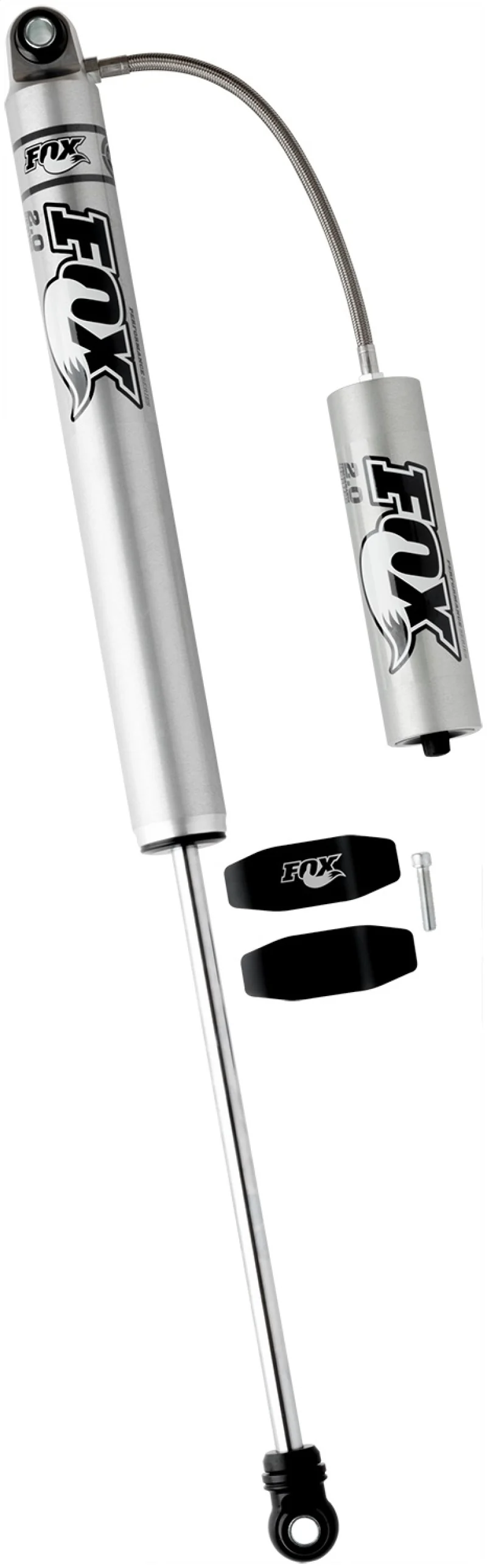 Fox 99+ Chevy HD 2.0 Performance Series 14.1in. Smooth Body Remote Res. Rear Shock / 7-10in. Lift - Image 8