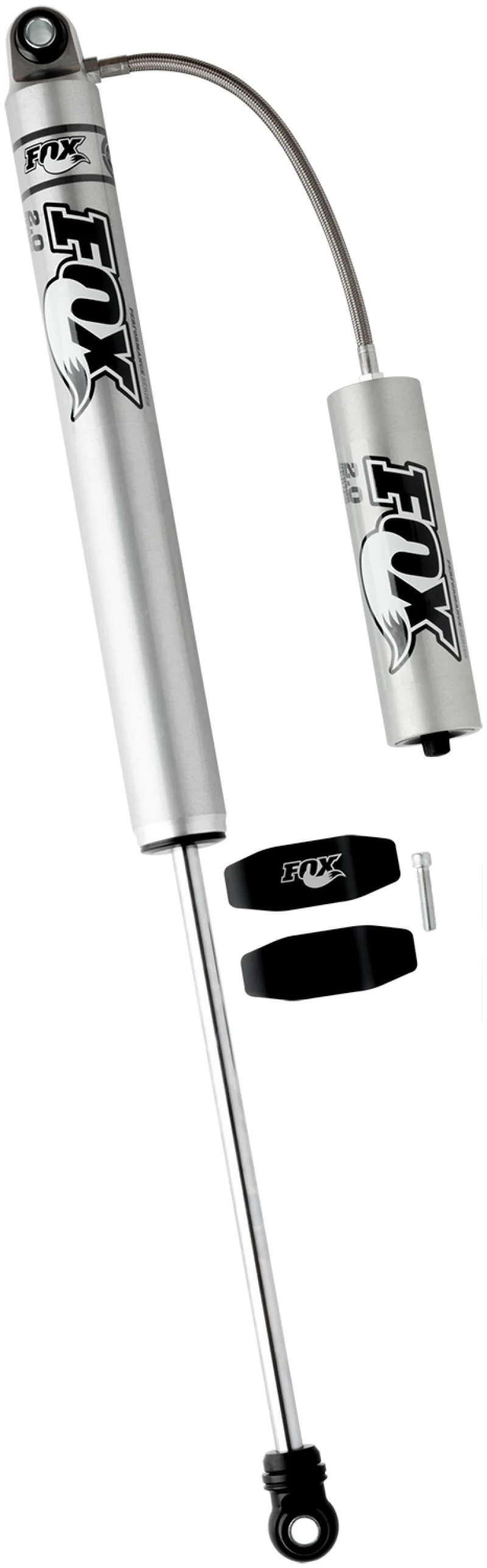 Fox 99+ Chevy HD 2.0 Performance Series 14.1in. Smooth Body Remote Res. Rear Shock / 7-10in. Lift - Image 9
