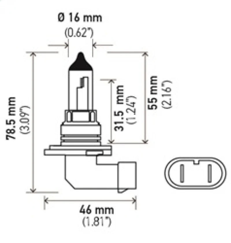 Hella 9006 12V 55W Halogen Bulb - Image 10