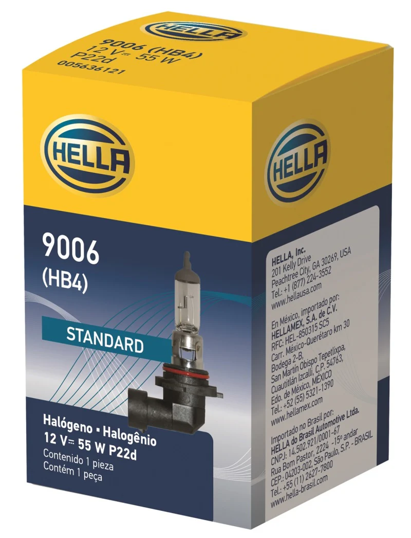 Hella 9006 12V 55W Halogen Bulb - Image 5