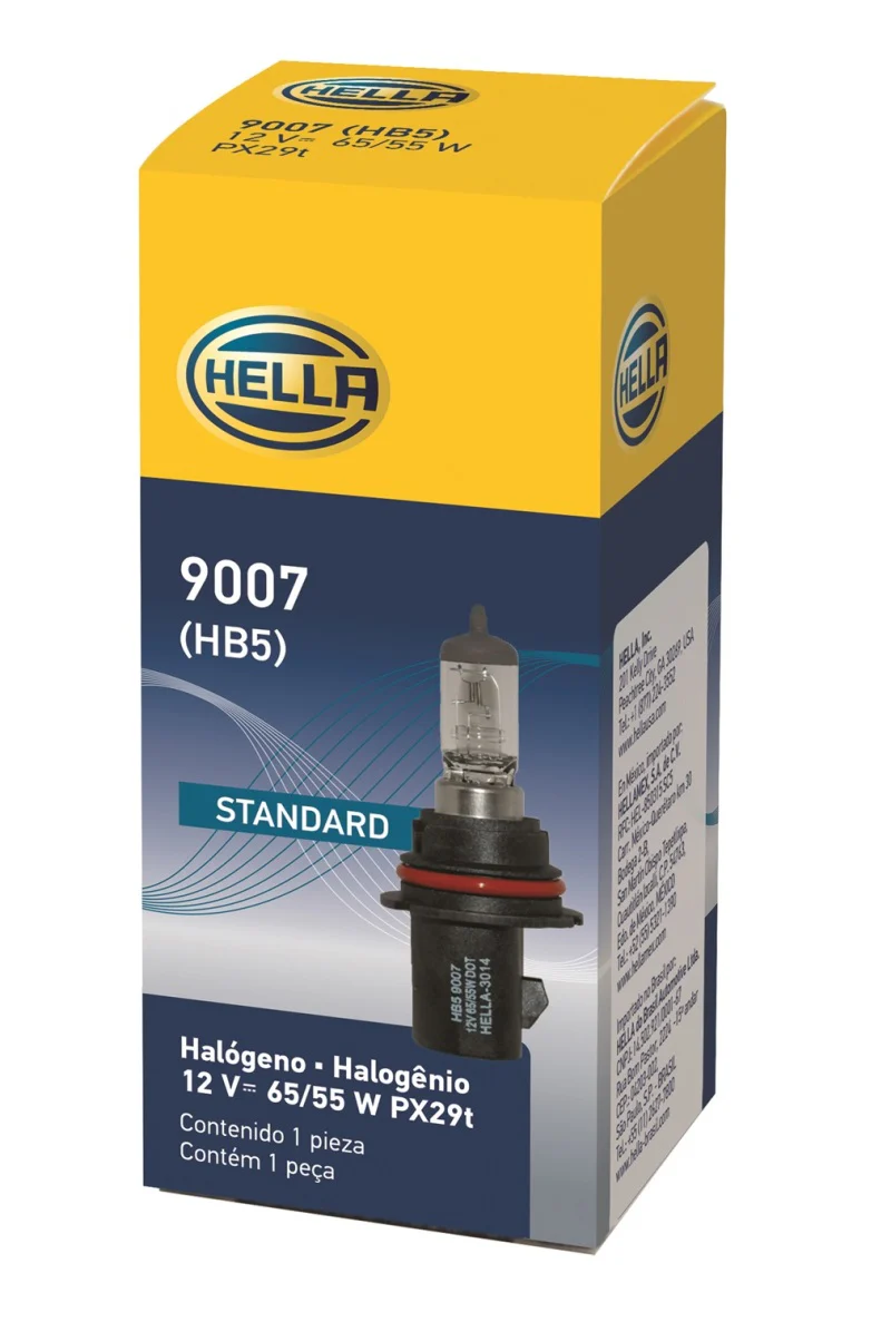 Hella 9007 HB5 12V 65/55W Halogen Bulb PX29t - Image 7