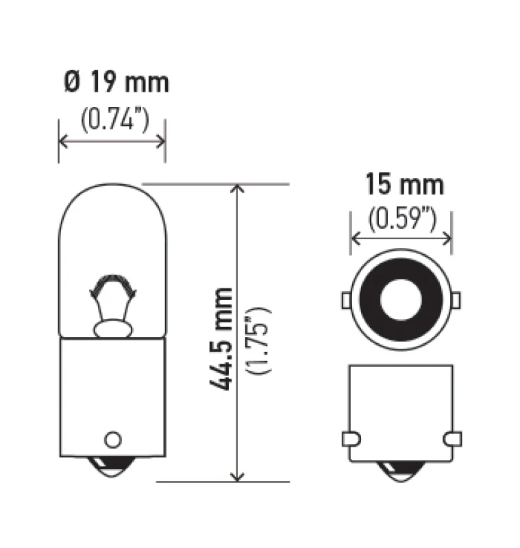 Hella Bulb 1003 12V 12W BA15s B6 - Image 7