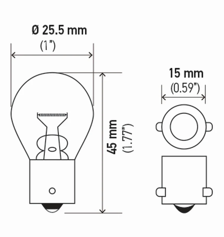 Hella Bulb 1141 12V 18W Ba15S S8 (2) - Image 5