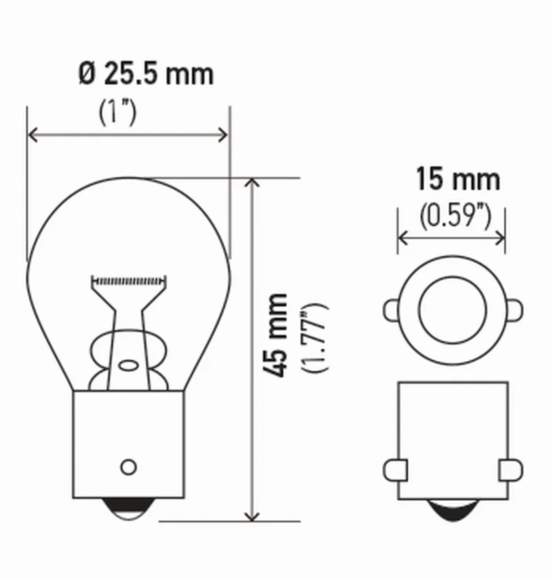 Hella Bulb 1141 12V 18W Ba15S S8 (2) - Image 6