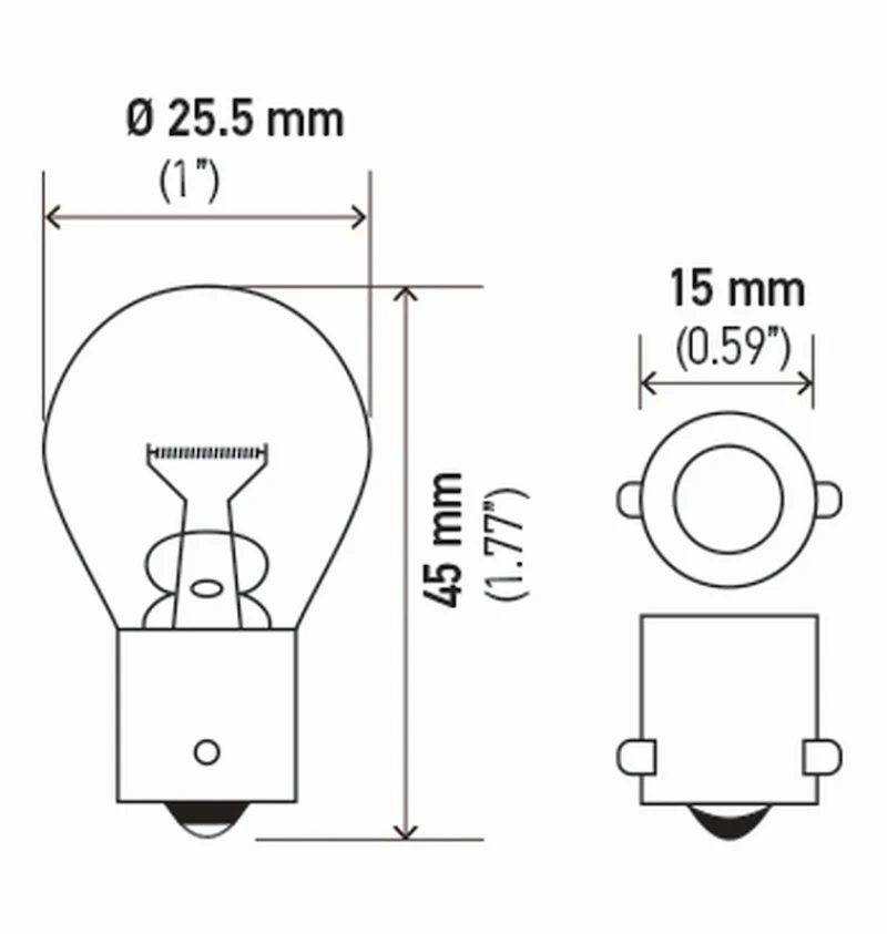 Hella Bulb 1141 12V 18W Ba15S S8 (2) - Image 9