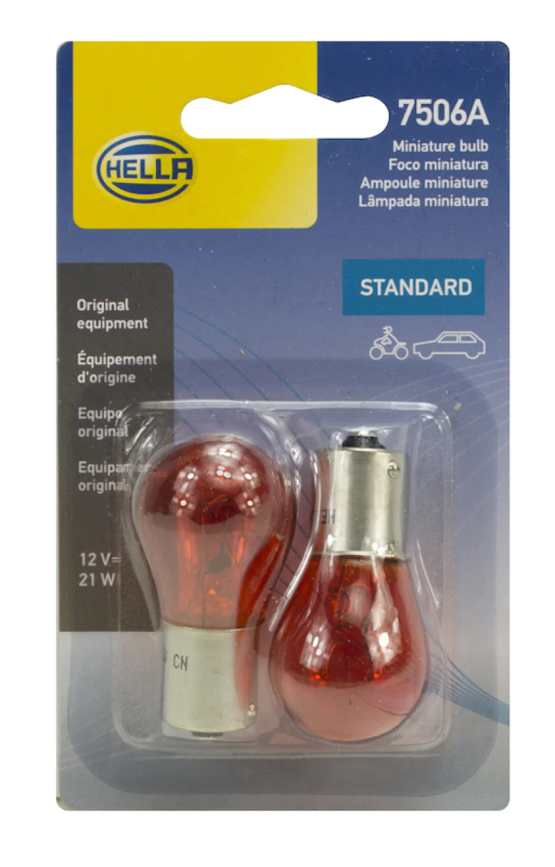 Hella Bulb 12V 21W Ba15S S8 Amber (2) - Image 6