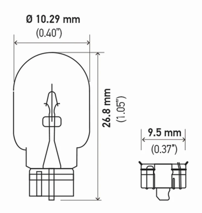 Hella Bulb 2827Na 12V 5W W21X95D Namber (2) - Image 7