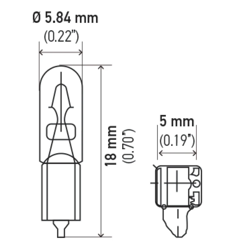 Hella Bulb 37 12V 1.3W W2X4.6d T1.75 (Min. Order QTY 10) - Image 9