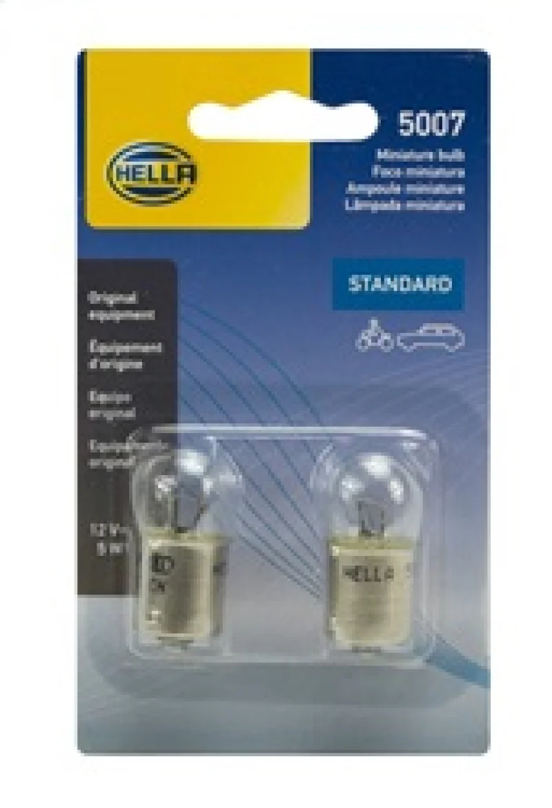 Hella Bulb 5007 12V 5W Ba15S B6 (2) - Image 5
