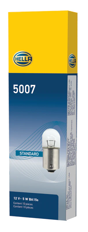 Hella Bulb 5007 12V 5W BA15s B6 - Image 8